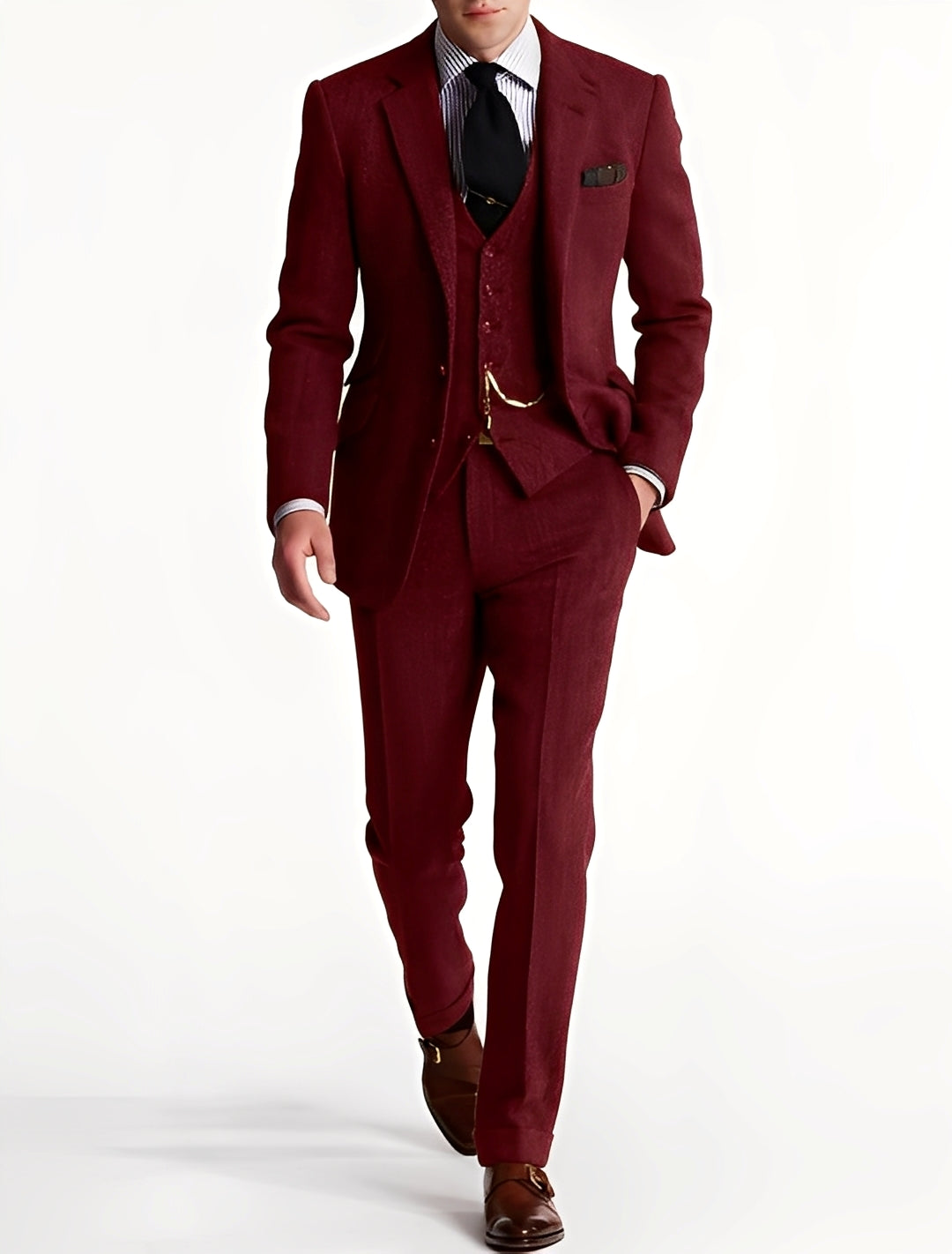 Desmond - Eleganter dreiteiliger Tweed-Anzug für Herren