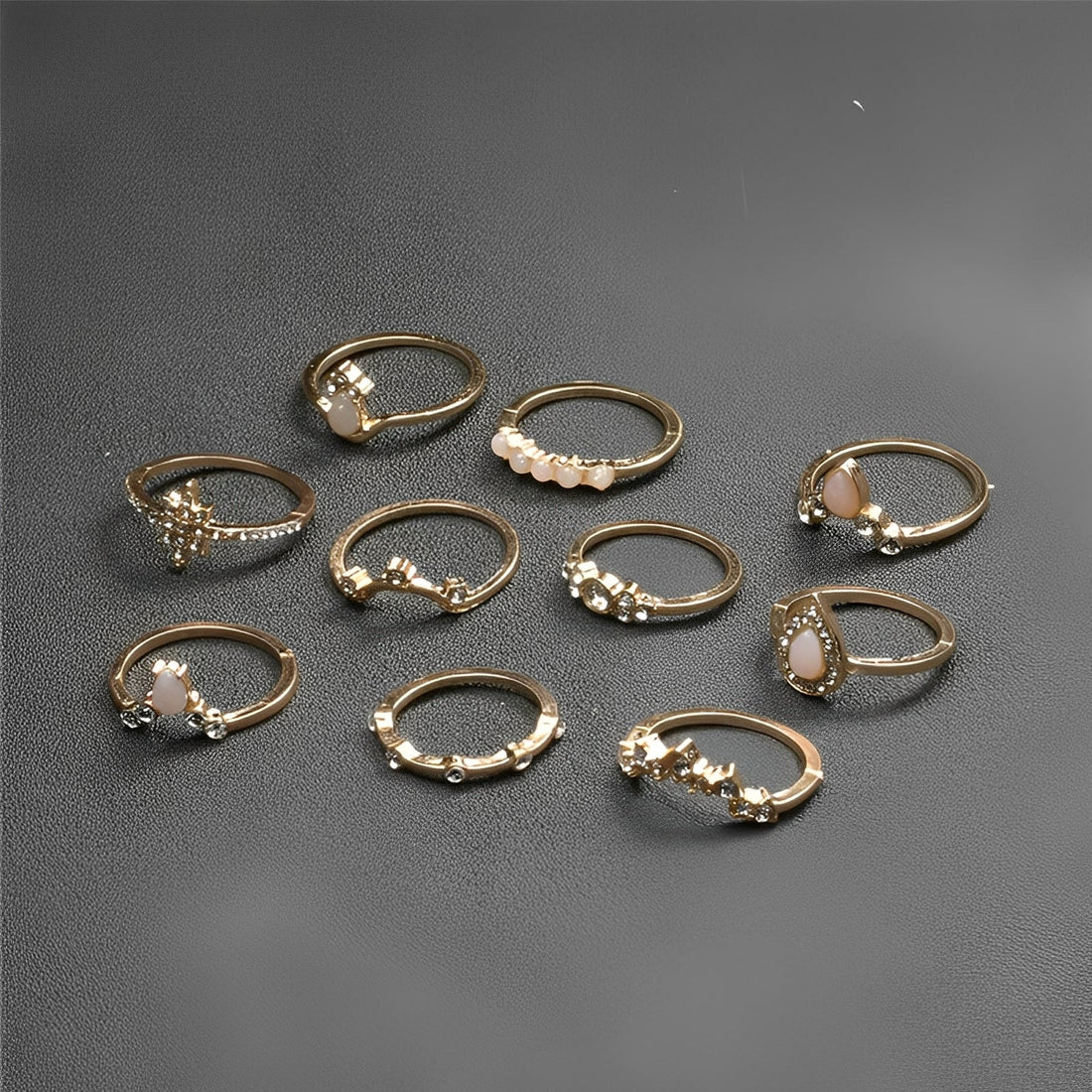 Noémie – Premium Set mit 8 bis 12 einzigartigen Ringen