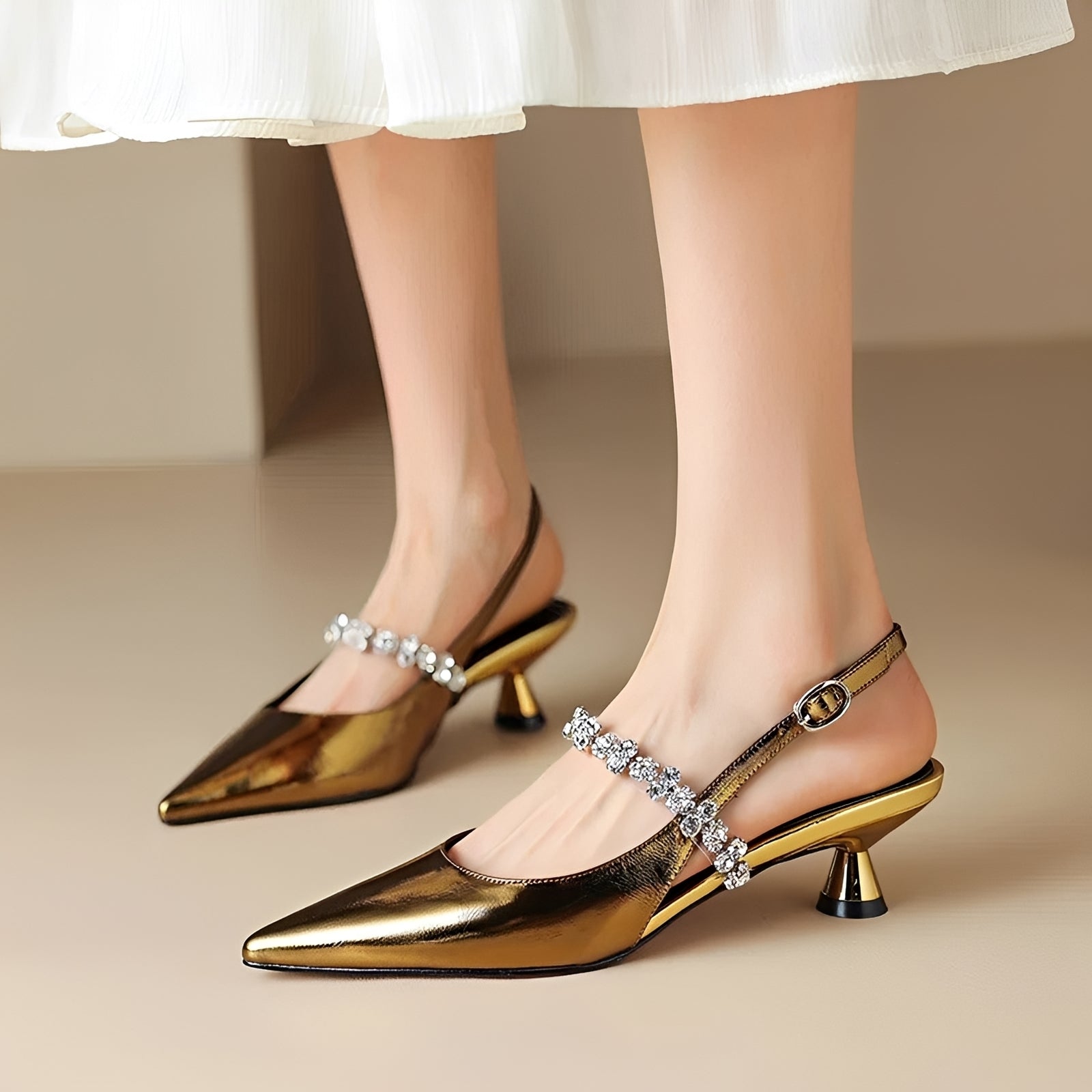 Rhian - Modische Pumps mit spitzer Zehenform