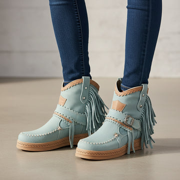 Brianna - Elegante Boho-Stiefeletten