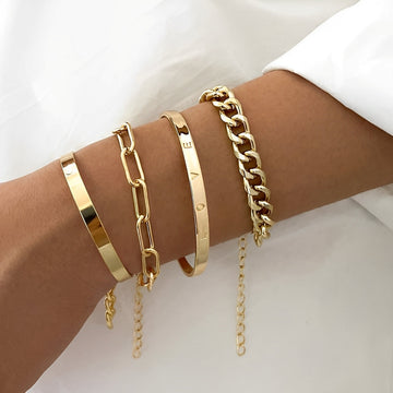 Elari – Set von 4 eleganten Armbändern für das Handgelenk