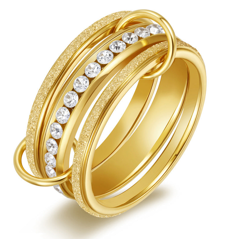 Glenda – Stapelbarer Ring mit Brillanten