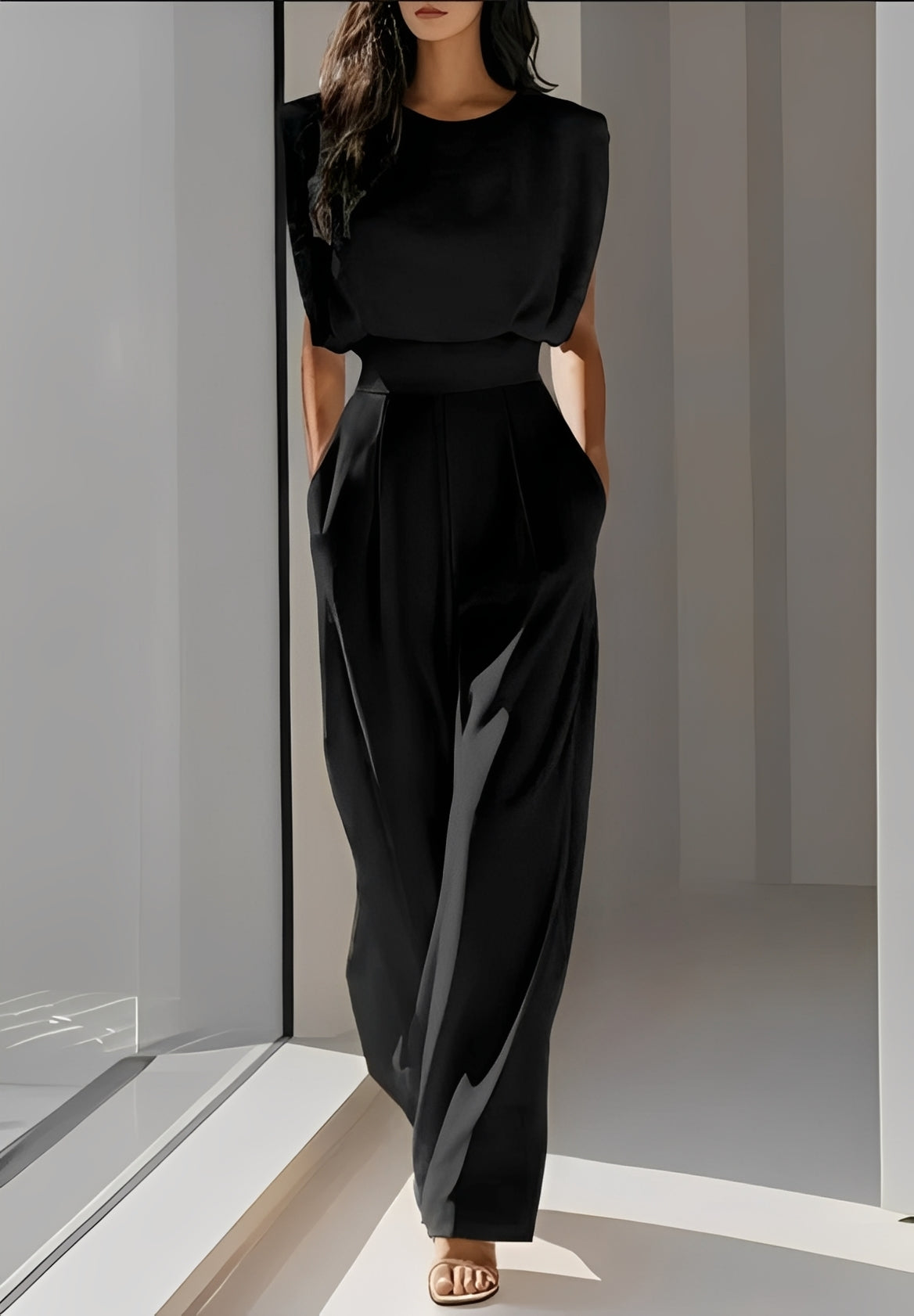 Bernice - Bequemer ärmelloser Overall