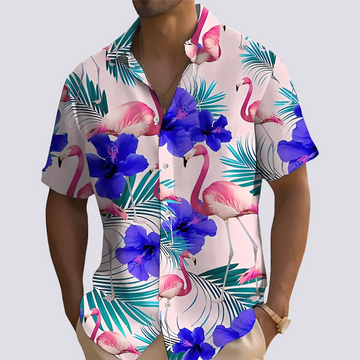 Philip - Stilvolles Hemd mit Hawaii-Muster für Herren