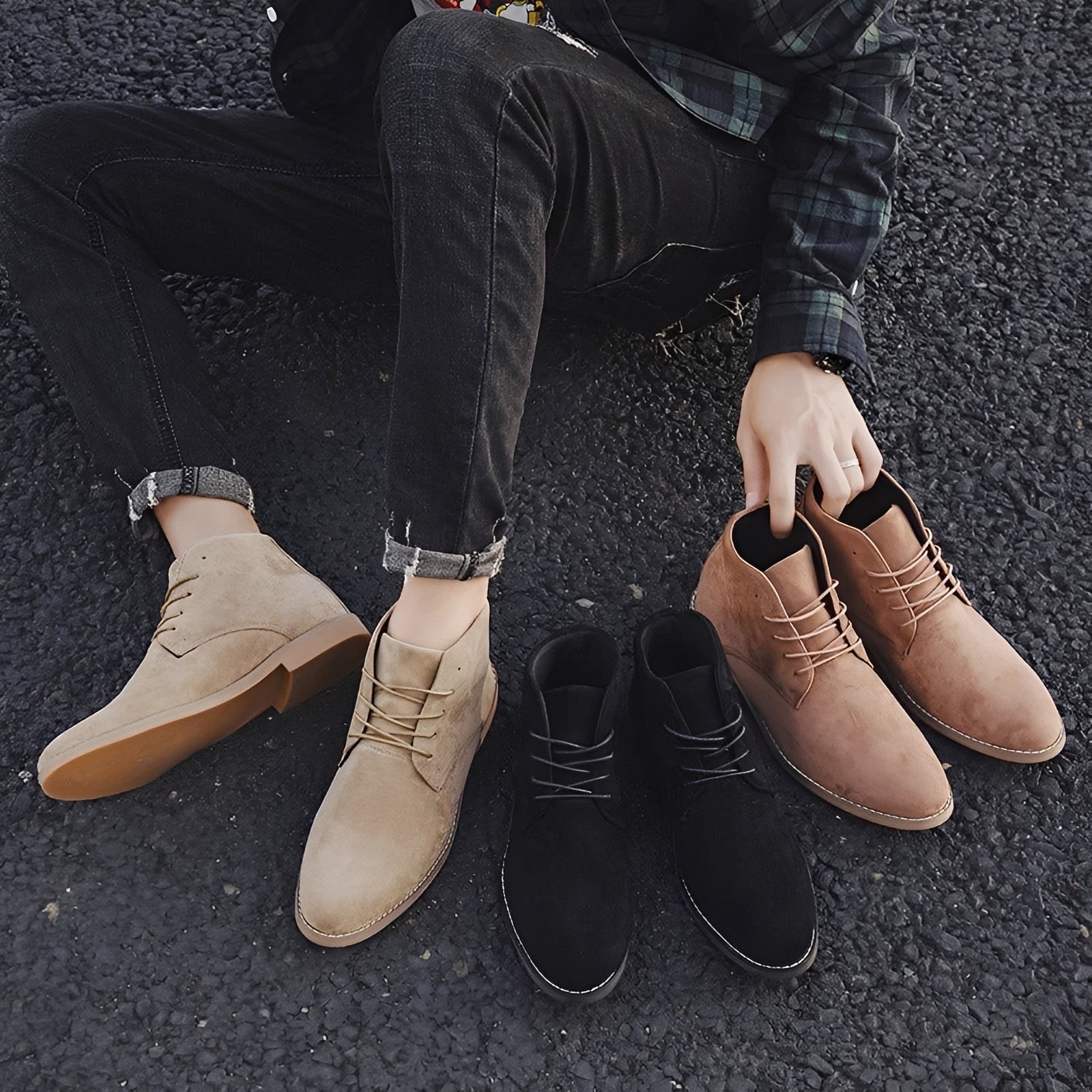 Alvin - Edle Stiefeletten mit spitzer Form