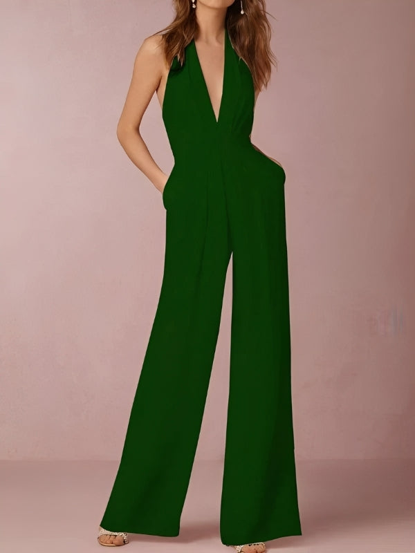 Katie - Damen-Jumpsuit mit weitem Bein und schickem Design