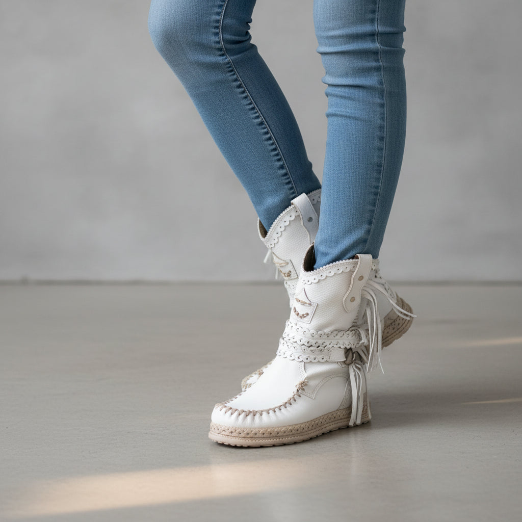Brianna - Elegante Boho-Stiefeletten