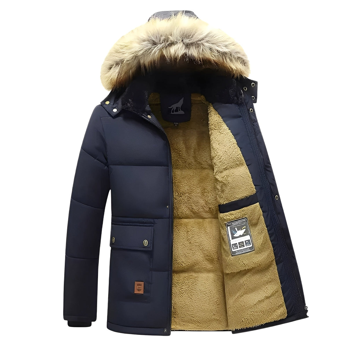 Crispian - Angenehme Jacke mit Kapuze