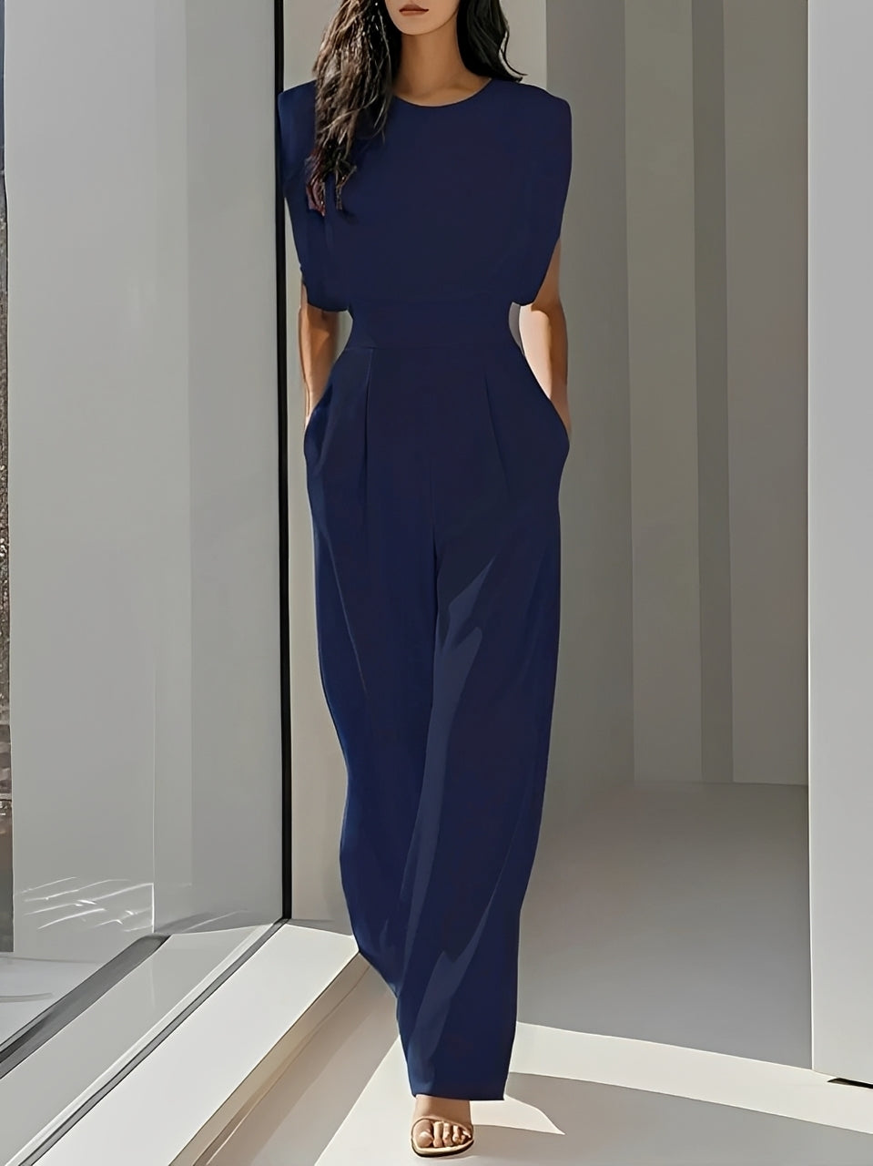 Bernice - Bequemer ärmelloser Overall