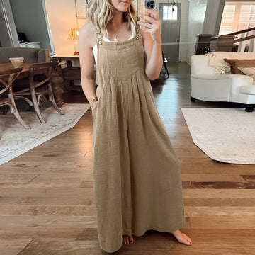 Chloe - Eleganter Jumpsuit mit weitem Bein für Damen