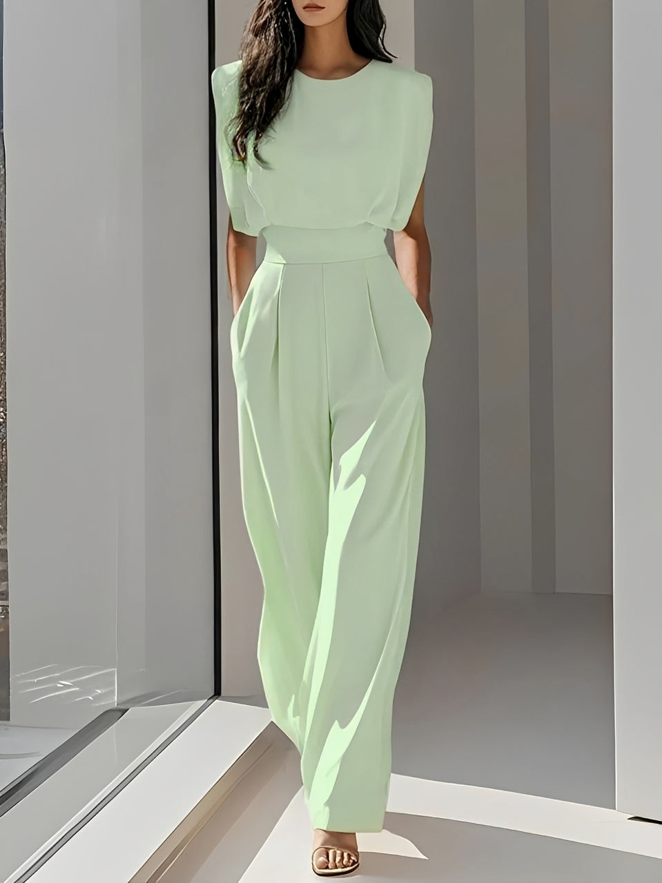 Bernice - Bequemer ärmelloser Overall