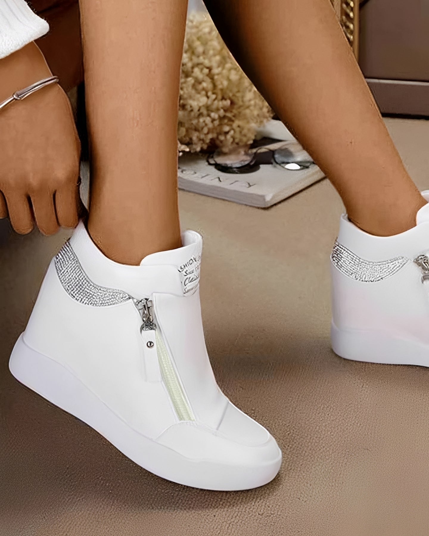 Vanessa - Stilvolle High-Top-Wedges