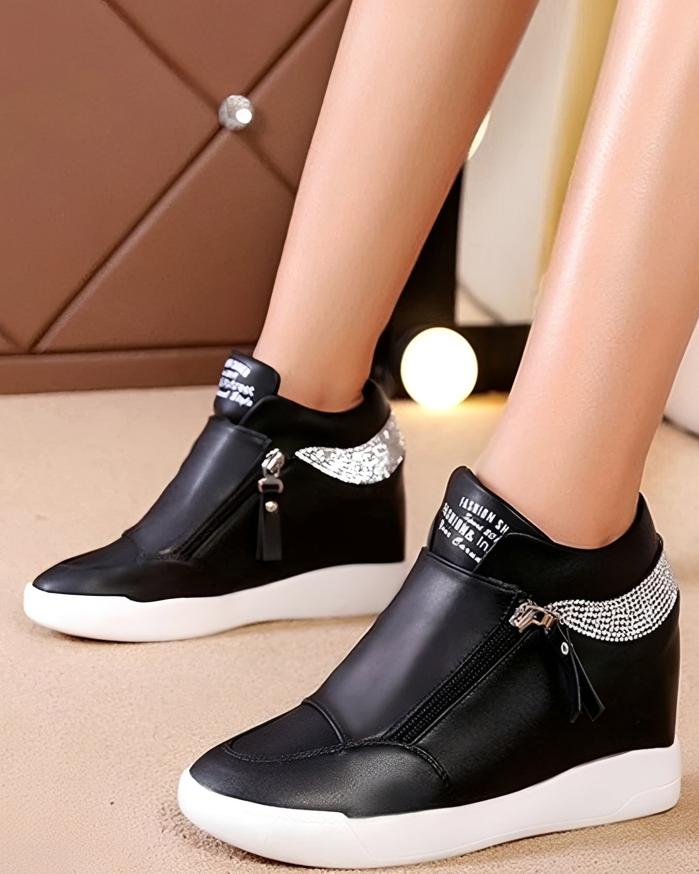 Vanessa - Stilvolle High-Top-Wedges