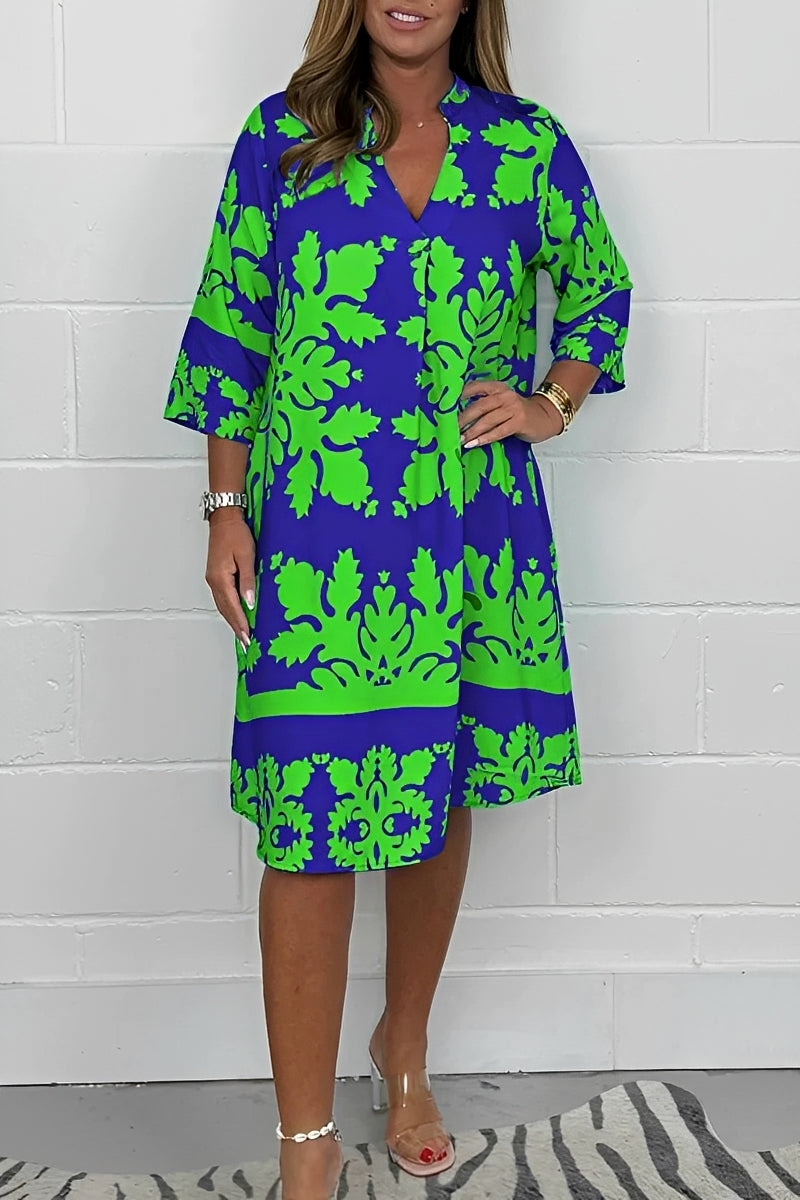 Tanya - Elegantes, locker geschnittenes Damenkleid
