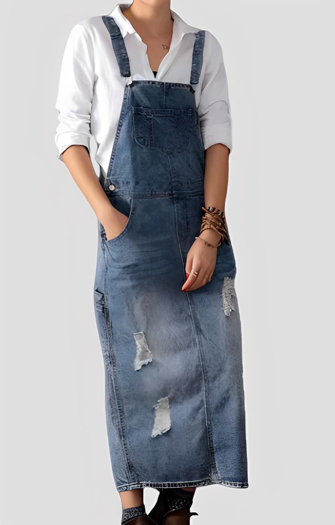 Katya - Elegantes Damen-Jeans-Overall