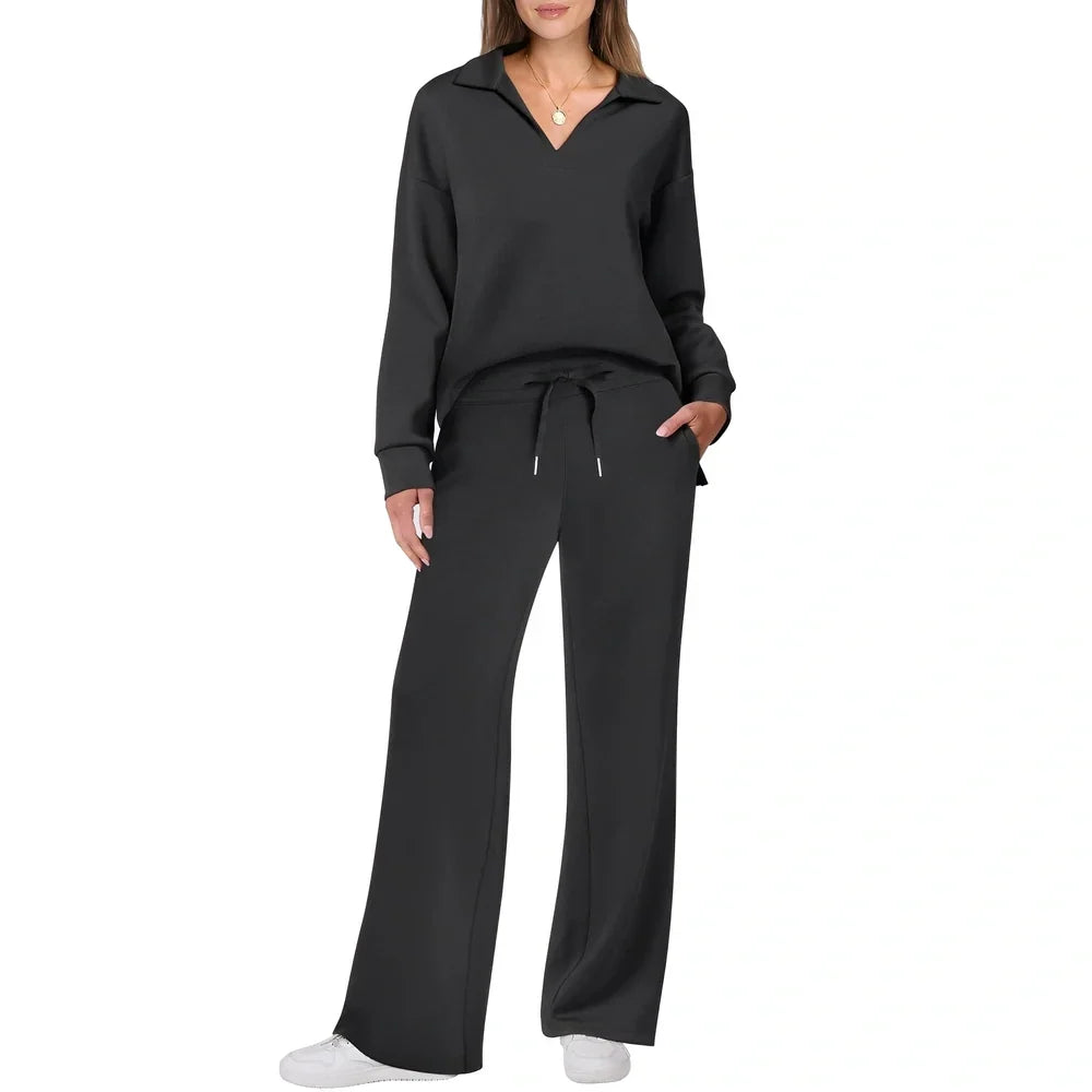 Justina - Bequemes Set aus Pullover und Hosen für Frauen