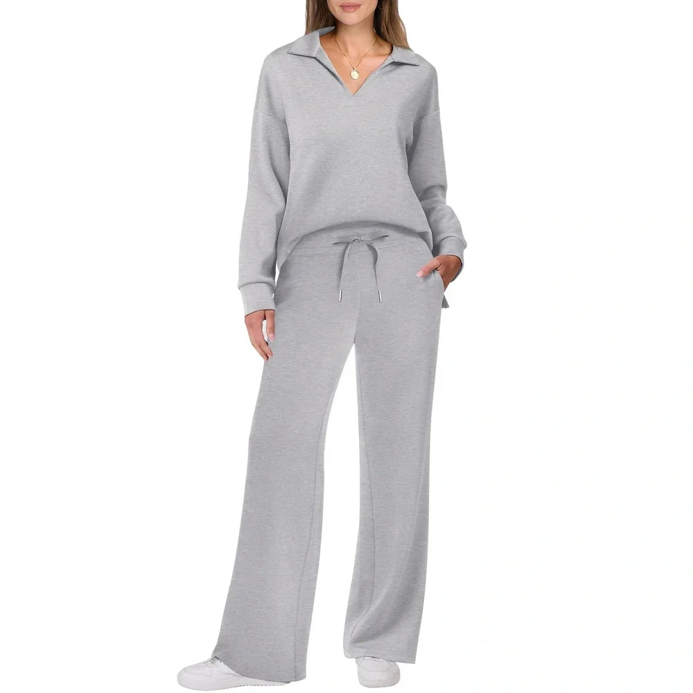 Justina - Bequemes Set aus Pullover und Hosen für Frauen