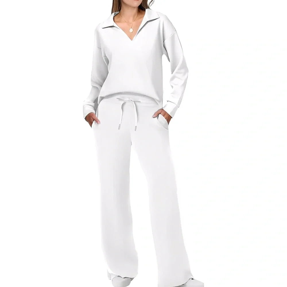 Justina - Bequemes Set aus Pullover und Hosen für Frauen