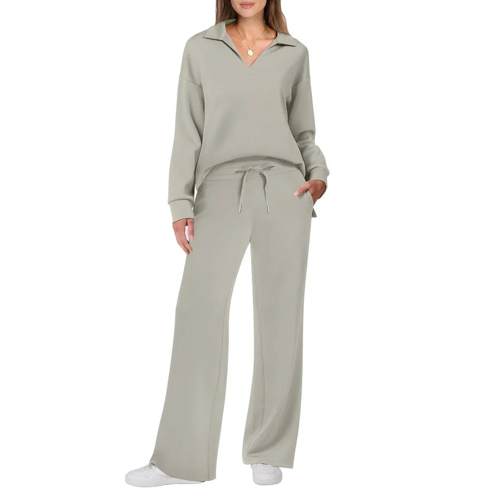 Justina - Bequemes Set aus Pullover und Hosen für Frauen