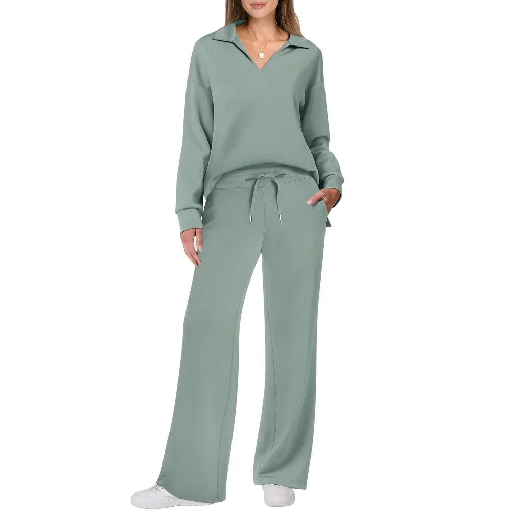 Justina - Bequemes Set aus Pullover und Hosen für Frauen