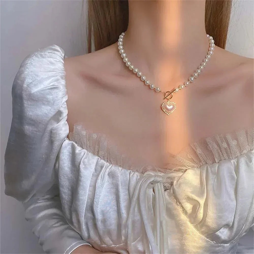 Amara – Choker-Halskette mit Perlen