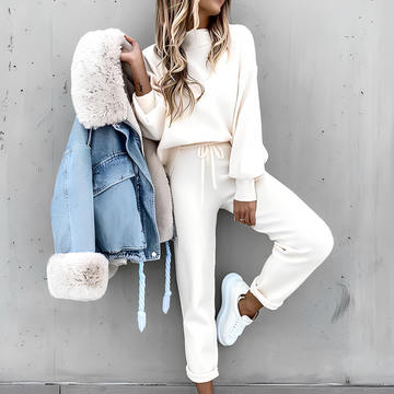 Cyntia - Bequemes, kuscheliges Loungewear-Set für Damen